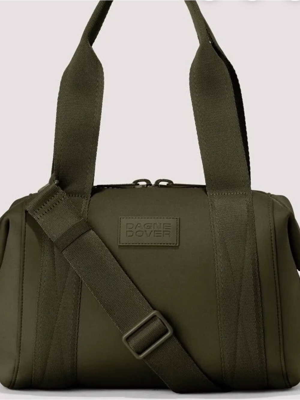 Dagne Dover Landon Caryall Shoulder Bag in Dark Moss -Like New